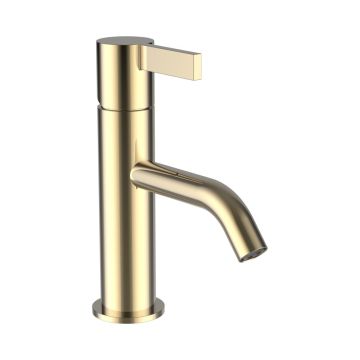 Bateria umywalkowa sztorcowa 115 mm Laufen Kartell bez korka złota H3113310011001