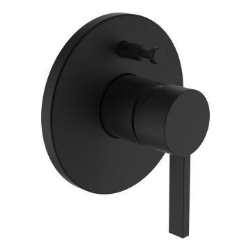 Bateria natryskowa podtynkowa Laufen Kartell czarny mat H3213360810001