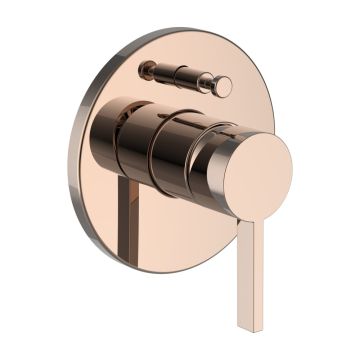 Bateria natryskowa podtynkowa Laufen Kartell różowe złoto H3213360820001