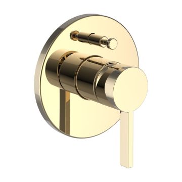 Bateria natryskowa podtynkowa Laufen Kartell złoty połysk H3213360010001