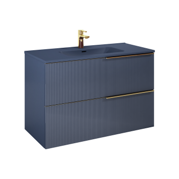 Szafka podumywalkowa 100x63,5x45,3 cm Elita Soho 100 2S navy blue matt RE011004047030