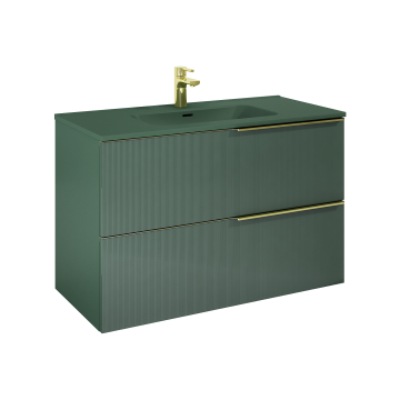 Szafka podumywalkowa 100x63,5x45,3 cm Elita Soho 100 2S forest green matt RE011004047010