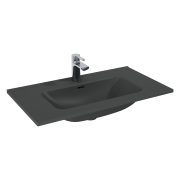 Umywalka meblowa 81,5x1,8x46,6 cm Elita Skappa 80 z otw. antracyt mat RE040803066010