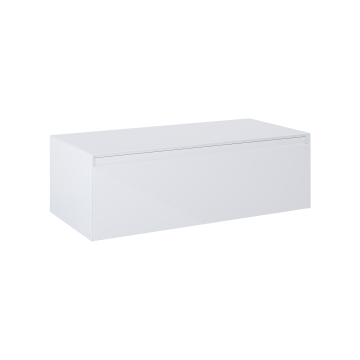 Komoda z blatem 100x31,9x45,8 cm Elita Split 100 1S biały połysk RE081004058060