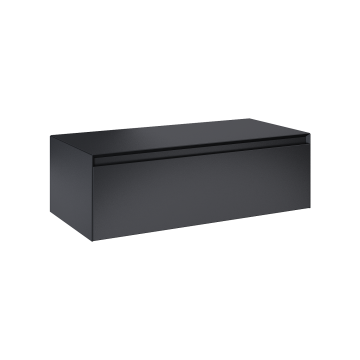 Komoda z blatem 100x31,9x45,8 cm Elita Split 100 1S czarny mat RE081004057160