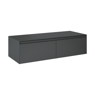 Komoda z blatem 120x31,9x45,8 cm Elita Split 120 2S antracyt mat RE081204056010
