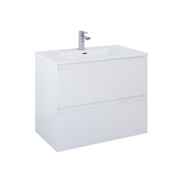 Szafka podumywalkowa 80x63,5x45,8 cm Elita Split 80 2S biały połysk RE010800058060