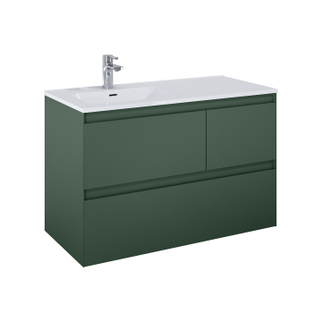 Szafka podumywalkowa 100x63,5x45,8 cm Elita Split 100 3S L forest green matt RE011006157010