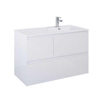 Szafka podumywalkowa 100x63,5x45,8 cm Elita Split 100 3S P biały połysk RE011005158060