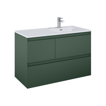 Szafka podumywalkowa 100x63,5x45,8 cm Elita Split 100 3S P forest green matt RE011005157010
