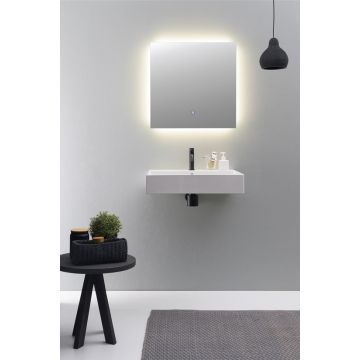 Umywalka ścienna 60 x 53,5 cm Teorema 2.0 Plus biała 5146