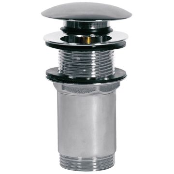 Zawór spustowy Click-Clack Tres Simple-Rapid do umywalki bez przelewu chrom 13454060