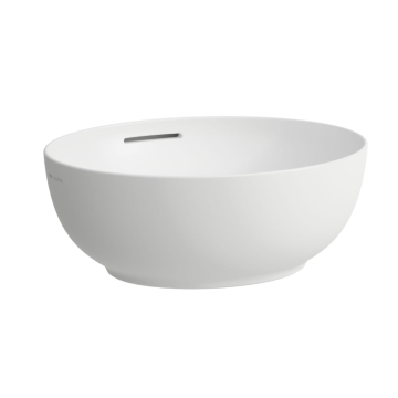 Umywalka nablatowa Laufen IL Bagno Alessi 450x400 mm bez otw. biały mat H8189767571091