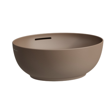 Umywalka nablatowa Laufen IL Bagno Alessi 450x400 mm bez otw. caffe mat H8189761881091