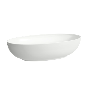 Umywalka nablatowa Laufen IL Bagno Alessi 700x380 mm bez otw. biały H8189774001121