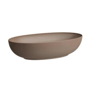 Umywalka nablatowa Laufen IL Bagno Alessi 700x380 mm bez otw. caffe mat H8189771881121