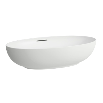 Umywalka nablatowa Laufen IL Bagno Alessi 700x380 mm bez otw. biały mat H8189787571091