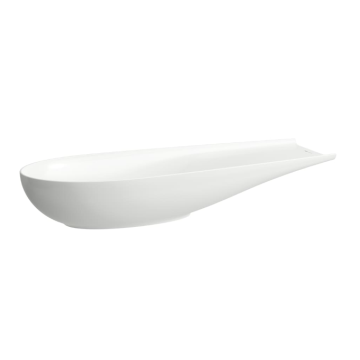 Umywalka nablatowa Laufen IL Bagno Alessi 1000x380 mm bez otw. biały H8189744001121
