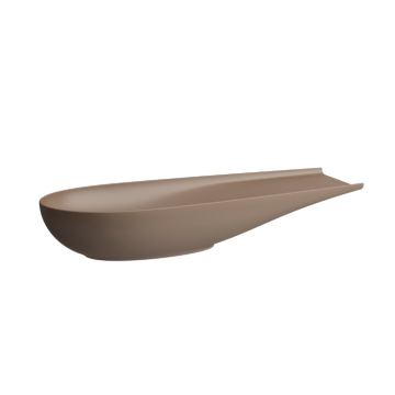 Umywalka nablatowa Laufen IL Bagno Alessi 1000x380 mm bez otw. caffe mat H8189741881121