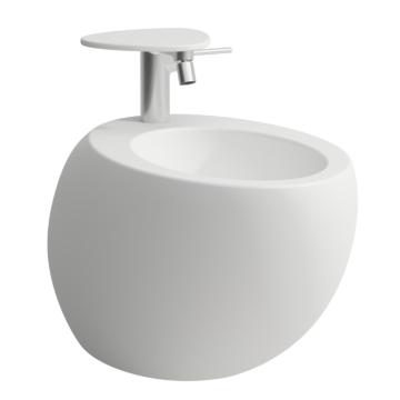 Bidet podwieszany Laufen IL Bagno Alessi 390x585 mm biały mat H8309717573041