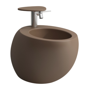 Bidet podwieszany Laufen IL Bagno Alessi 390x585 mm caffe mat H8309711883041