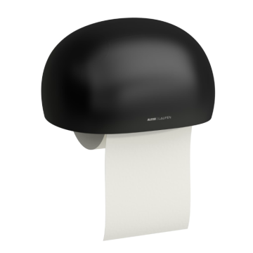 Ceramiczny pojemnik na papier toaletowy Laufen IL Bagno Alessi czarny mat H8709707160001