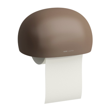Ceramiczny pojemnik na papier toaletowy Laufen IL Bagno Alessi caffe mat H8709701880001
