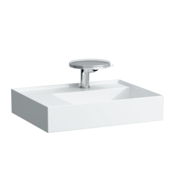 Umywalka ścienna szlifowana 600x460 mm Laufen Kartell z 1 otw. biały H8183350001111