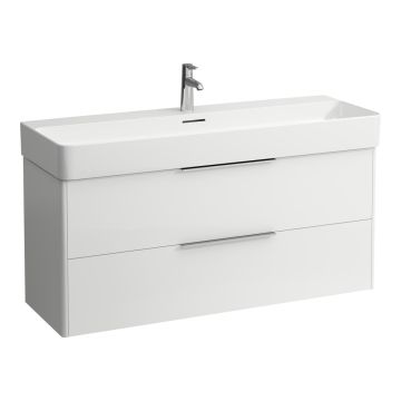 Szafka podumywalkowa 118x39x53 cm Laufen Base biały połysk H4024721102611