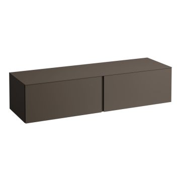 Szafka z blatem 1600x500 mm Laufen IlBagnoAlessi ciemny brąz H4303300974291