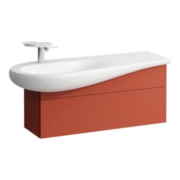 Szafka podumywalkowa z niecką z lewej strony 995x320 mm Laufen IlBagnoAlessi terracotta H4304210972691