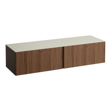 Szafka z blatem 1600x500 mm Laufen IlBagnoAlessi noce canaletto H4313300976301