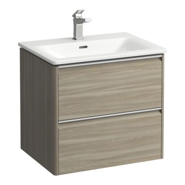 Zestaw umywalka z szafką 600x450 mm Laufen Palace jasny wiąz H8607022621041