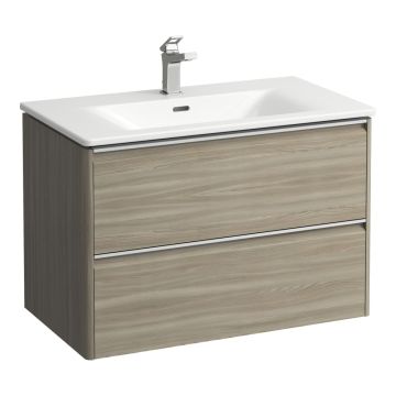 Zestaw umywalka z szafką 800x450 mm Laufen Palace jasny wiąz H8607052621041