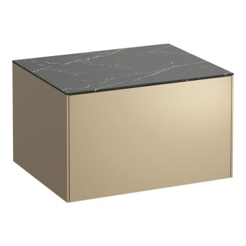 Szafka podumywalkowa 575x455 mm Laufen Sonar złota/nero marquina H4054000341401