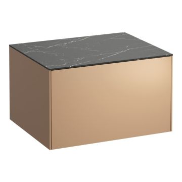 Szafka podumywalkowa 575x455 mm Laufen Sonar miedziana/nero marquina H4054000341411