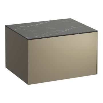 Szafka podumywalkowa 575x455 mm Laufen Sonar tytanowa/nero marquina H4054000341421