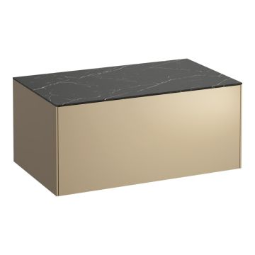 Szafka podumywalkowa 775x455 mm Laufen Sonar złota/nero marquina H4054100341401