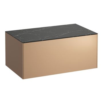 Szafka podumywalkowa 775x455 mm Laufen Sonar miedziana/nero marquina H4054100341411