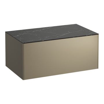 Szafka podumywalkowa 775x455 mm Laufen Sonar tytanowa/nero marquina H4054100341421