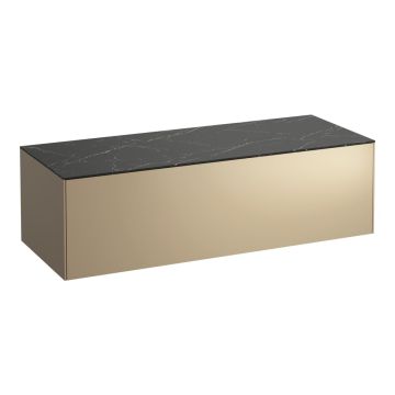 Szafka podumywalkowa 1175x455 mm Laufen Sonar złota/nero marquina H4054200341401