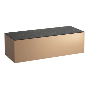 Szafka podumywalkowa 1175x455 mm Laufen Sonar miedziana/nero marquina H4054200341411