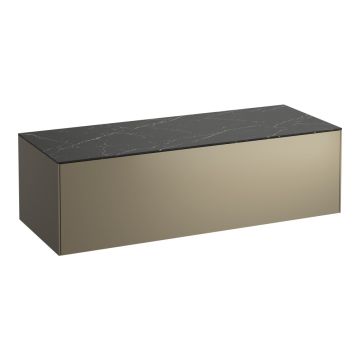 Szafka podumywalkowa 1175x455 mm Laufen Sonar tytanowa/nero marquina H4054200341421