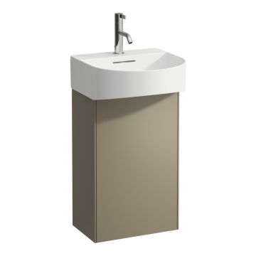 Szafka podumywalkowa 385x240 mm Laufen Sonar drzwi po prawej tytanowy H4054820340421