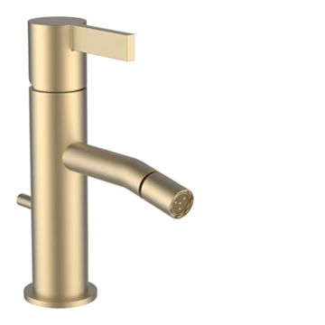 Bateria bidetowa sztorcowa Laufen Kartell bez korka złota H3413310831031