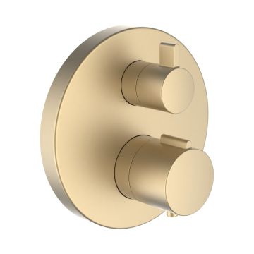 Bateria natryskowa podtynkowa termostatyczna Laufen City therm białe złoto HF905474462000