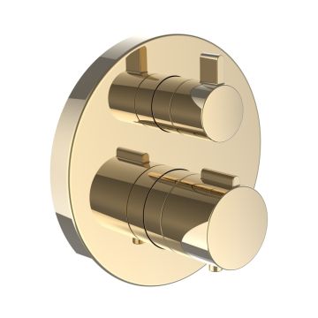 Bateria natryskowa podtynkowa termostatyczna Laufen City therm złota HF905474463000