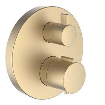 Bateria natryskowa podtynkowa termostatyczna do Simibox Laufen City therm białe złoto HF905475462000