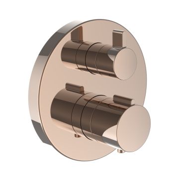 Bateria natryskowa podtynkowa termostatyczna do Simibox Laufen City therm różowe złoto HF905475465000