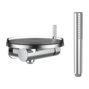 Bateria natryskowa 1-punktowa podtynkowa Laufen Kartell chrom H3313390041411